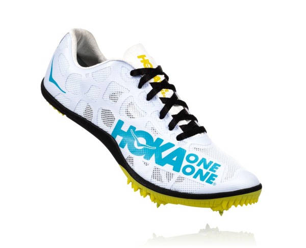 Hoka One One Rocket MD Mens UK - Black / Blue Track Spikes - NACYU1086